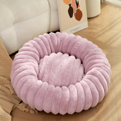 Round Pet Bed for Large Dogs and Cats, Washable All-Season Sofa Bed - My Pet Serenity