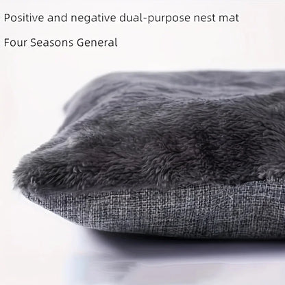 Semi-Enclosed Cat Bed Pet Tent for Cats and Small Dogs, Cozy Cave - My Pet Serenity