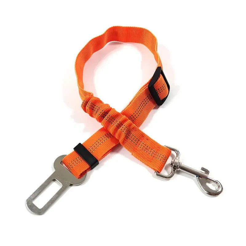 Reflective Dog Car Seat Belt - Adjustable Durable Nylon with Bungee - My Pet Serenity
