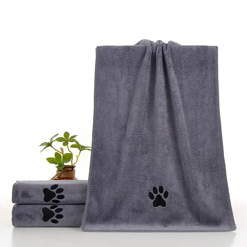 Pet Bath Towel for Dogs and Cats - Quick-Drying, Soft, Absorbent - My Pet Serenity