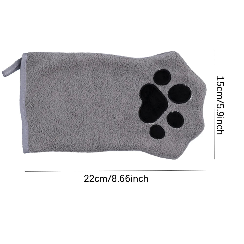 Pet Bath Gloves for Dogs and Cats - Microfiber Quick-Dry Cooling Mitt - My Pet Serenity