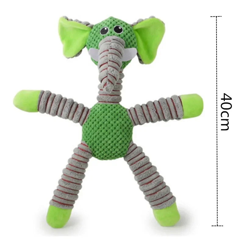 Indestructible Large Dog Squeaky Plush Toy for Chewing, Teeth & Training - My Pet Serenity