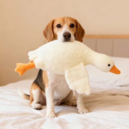 50cm Goose Plush Toy for Cats and Dogs - Anxiety Relief Companion - My Pet Serenity