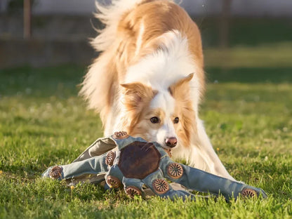 Octopus-shaped dog toy with 24 treat pockets brain-boost - My Pet Serenity