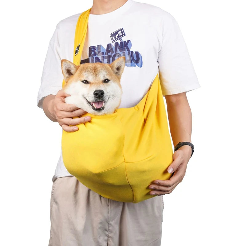 Outdoor Pet Carrier Shoulder Bag for Dogs and Puppies – Travel Sling - My Pet Serenity