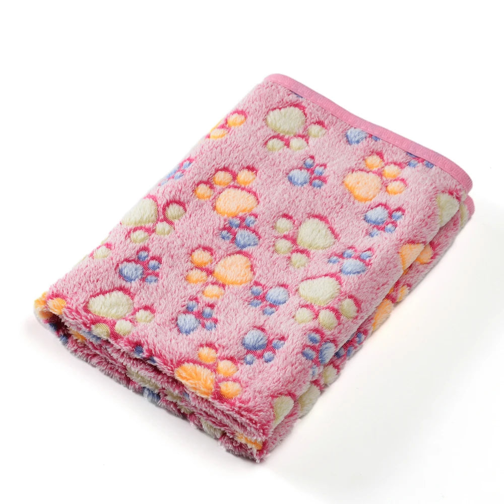 Warm Cat Blanket Fleece Bed Mat for Cats and Small Dogs - My Pet Serenity