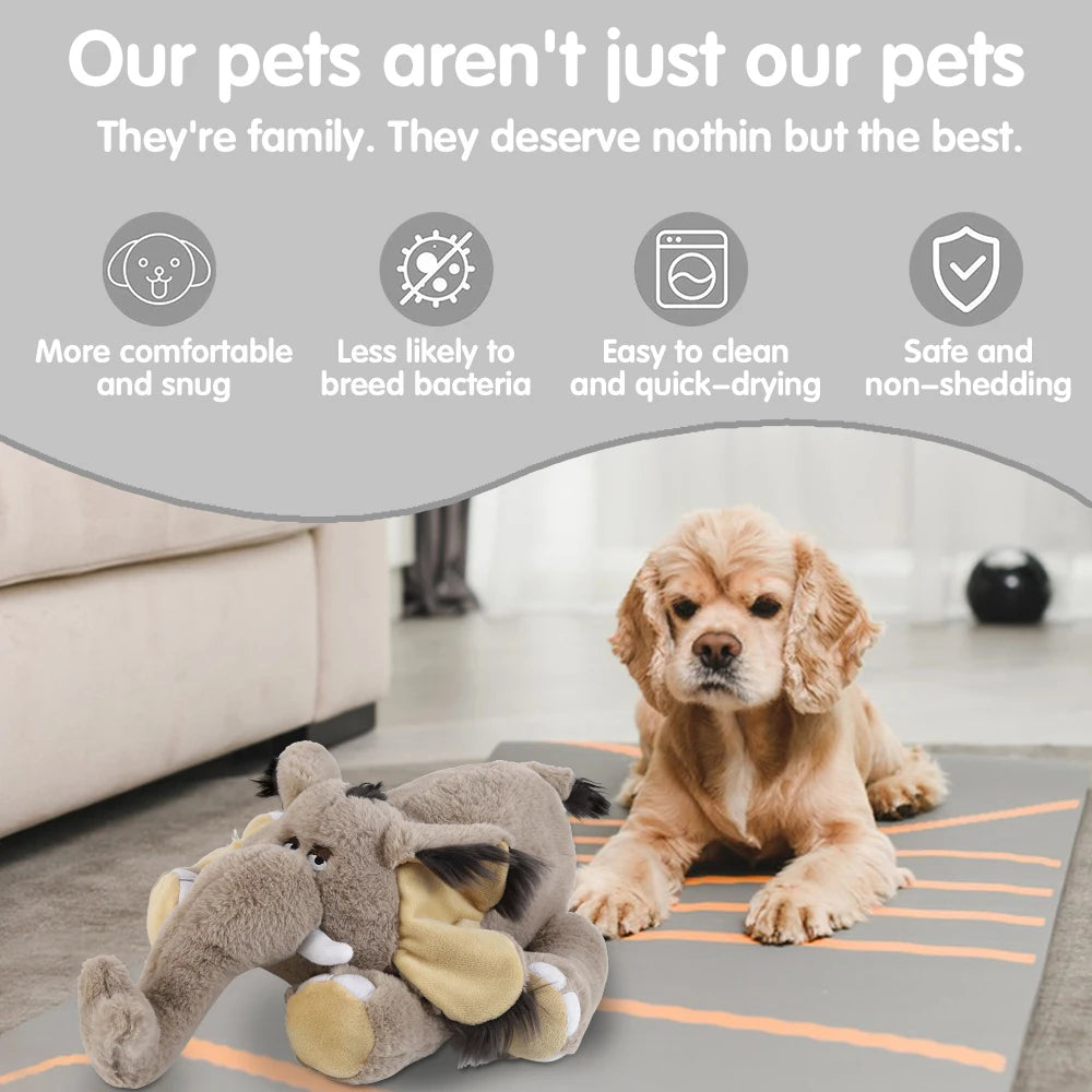 Mammoth Puppy Heartbeat Stuffed Toy for Anxiety Relief - My Pet Serenity