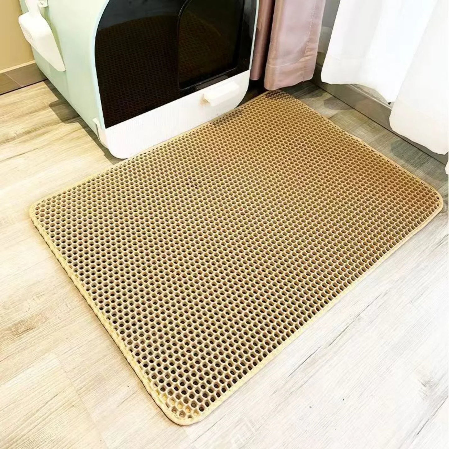 Extra-Large Cat Litter Mat - Waterproof, 2-Layer, Non-Slip, Washable - My Pet Serenity