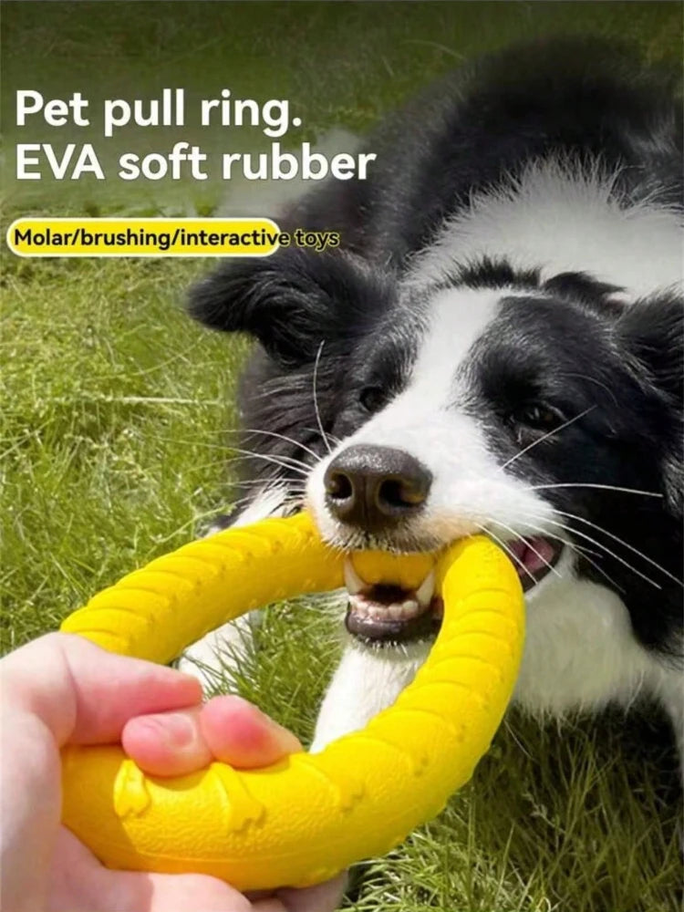 Dog Ring Toy Indestructible Chew Flying Floating Fetch for Dogs - My Pet Serenity