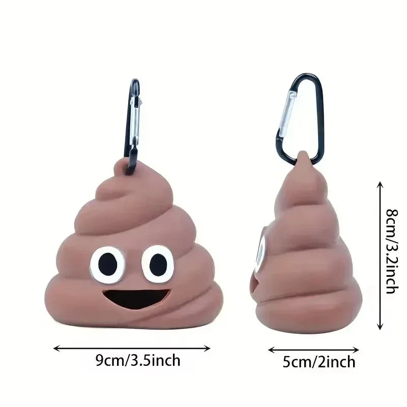 Dog Poop Bag Dispenser with Clip Portable Waste Bag Holder for Walking - My Pet Serenity