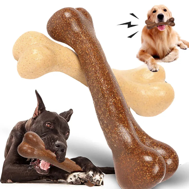 Natural Dog Chew Toy Bone Bite-Resistant Puppy Teething Toy - My Pet Serenity