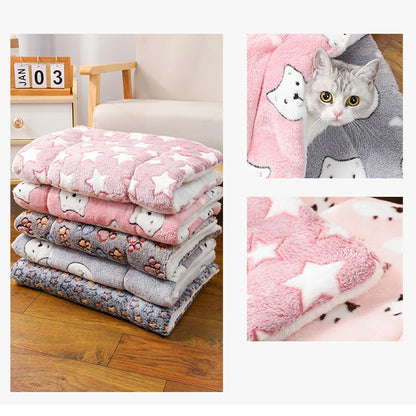 Winter Cat and Small Dog Sleeping Cushion Thick and Warm Skin Friendly - My Pet Serenity