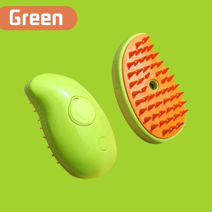 Pet grooming steam brush for dogs and cats - hair removal & cleaning - My Pet Serenity