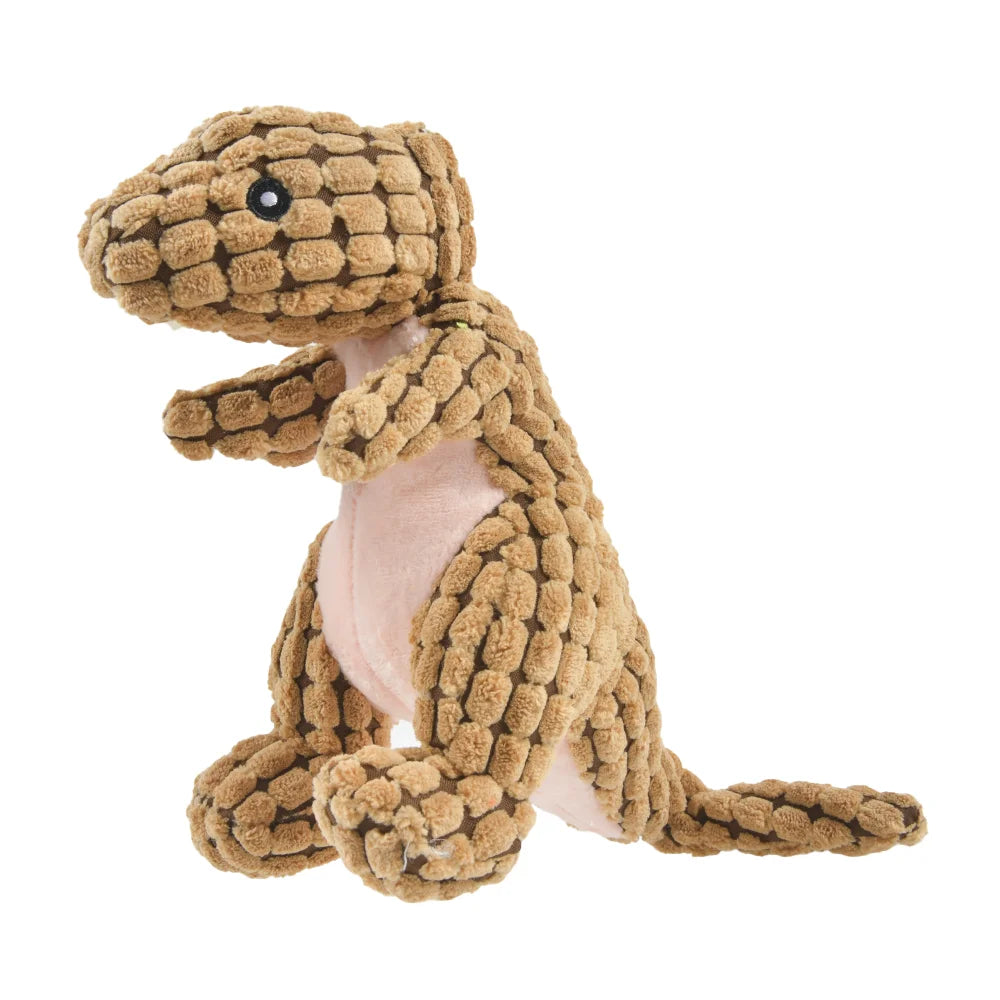 Plush Dinosaur Pet Toys for Cats and Dogs | Interactive Chew Toys - My Pet Serenity