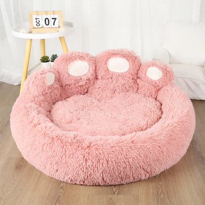Winter Warm Fluffy Dog Bed - Large Pet Kennel Mat for Dogs & Cats - My Pet Serenity