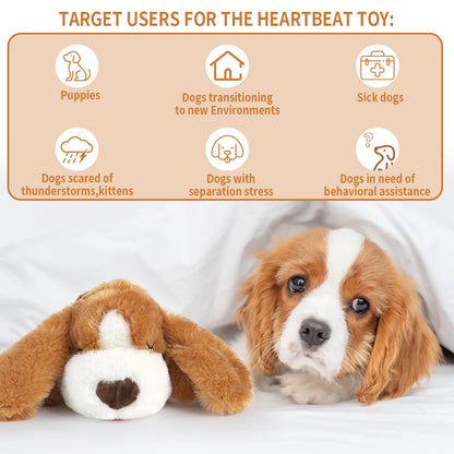 Puppy Heartbeat Toy for Crate Training and Sleep Aid - Dog Toy - My Pet Serenity