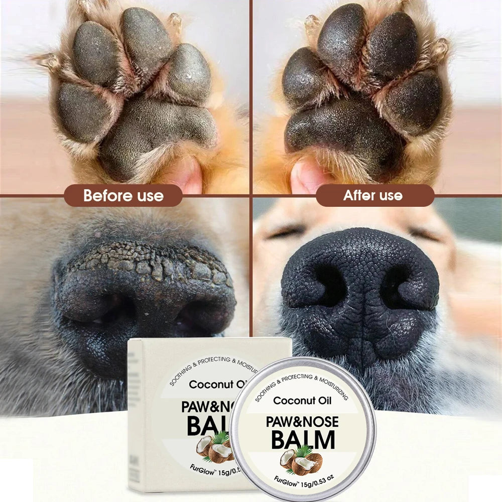 Pet Paw & Nose Balm for Dogs & Cats — Relieves Dry Noses, Cracked Paws - My Pet Serenity