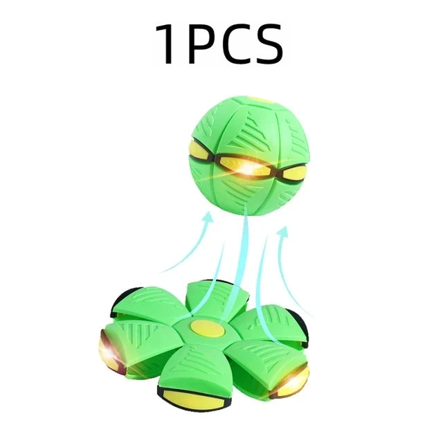 Dog Toy Flying UFO Morph Ball Outdoor Interactive Training Ball - My Pet Serenity