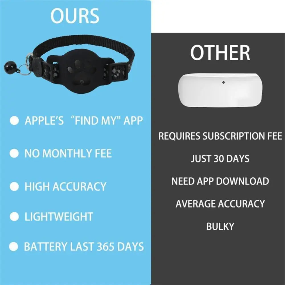 Two-Mode Multifunctional Pet GPS Tracker Collar for Cats, iOS-Compatible - My Pet Serenity