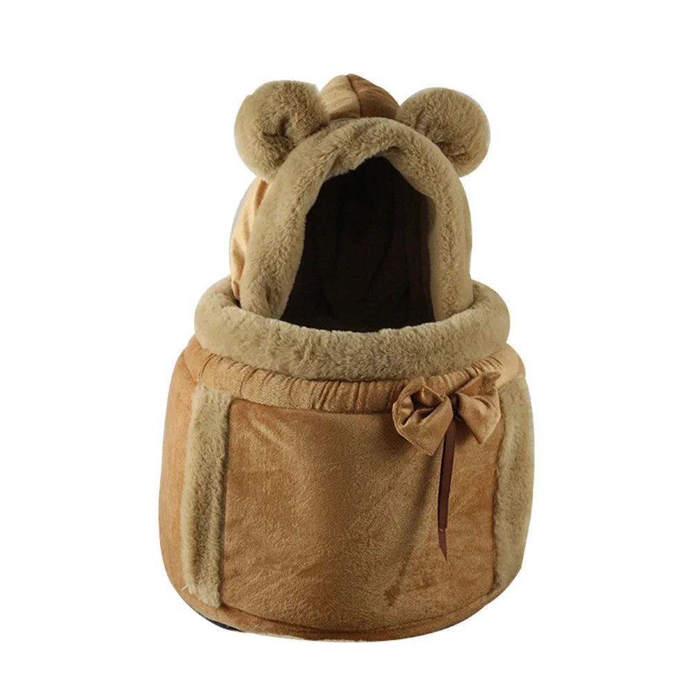Winter Warm Outdoor Dog Carrier Backpack for Small Dogs (Chihuahua) - My Pet Serenity