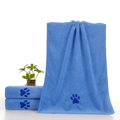 Pet Bath Towel for Dogs and Cats - Quick-Drying, Soft, Absorbent - My Pet Serenity