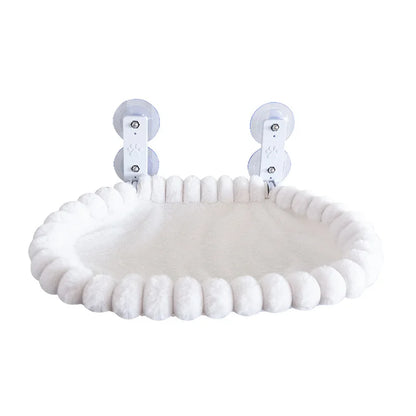 Cat Window Hammock with Strong Suction Cups – Cozy Indoor Cat Perch - My Pet Serenity