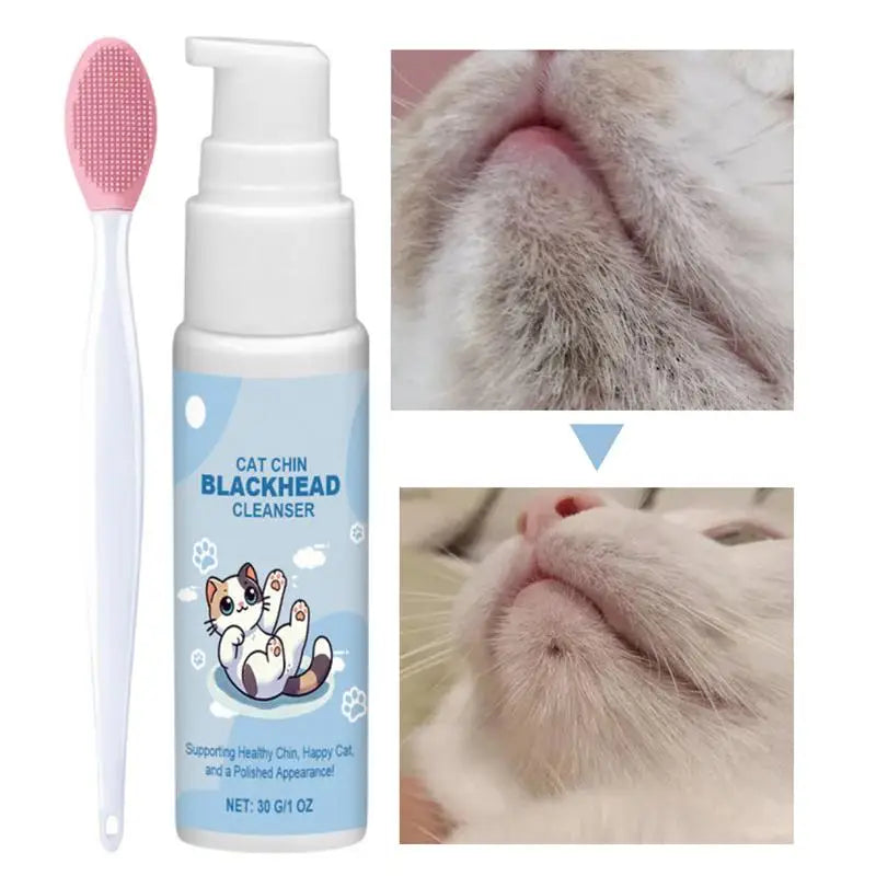 Cat Chin Cleaner 30g Blackhead Treatment Lotion for Pet Chin Acne - My Pet Serenity