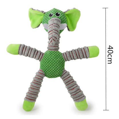 Indestructible Large Dog Squeaky Plush Toy for Chewing, Teeth & Training - My Pet Serenity