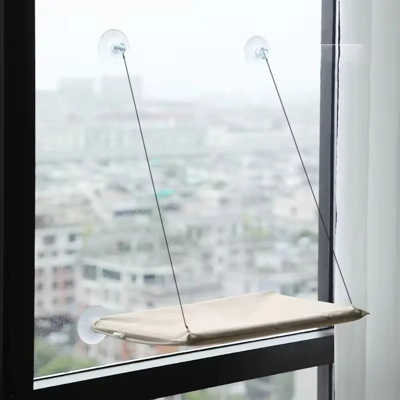 Ultra-Soft Cat Window Hammock Bed Mounted Space-Saving Perch - My Pet Serenity