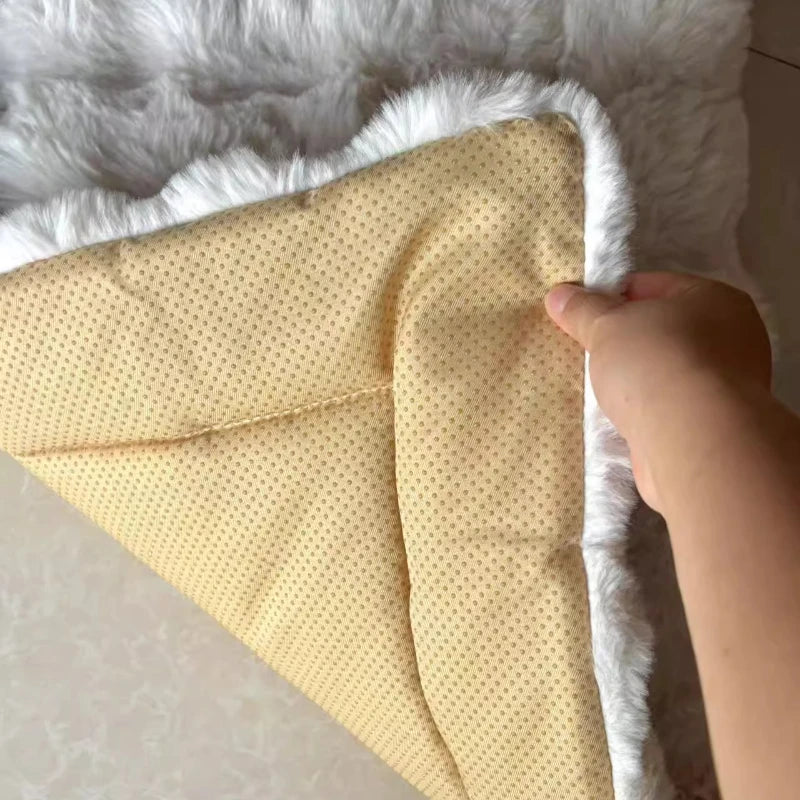 Winter Bubble Fleece Pet Sleeping Pad 50x70cm for Cats and Dogs - My Pet Serenity