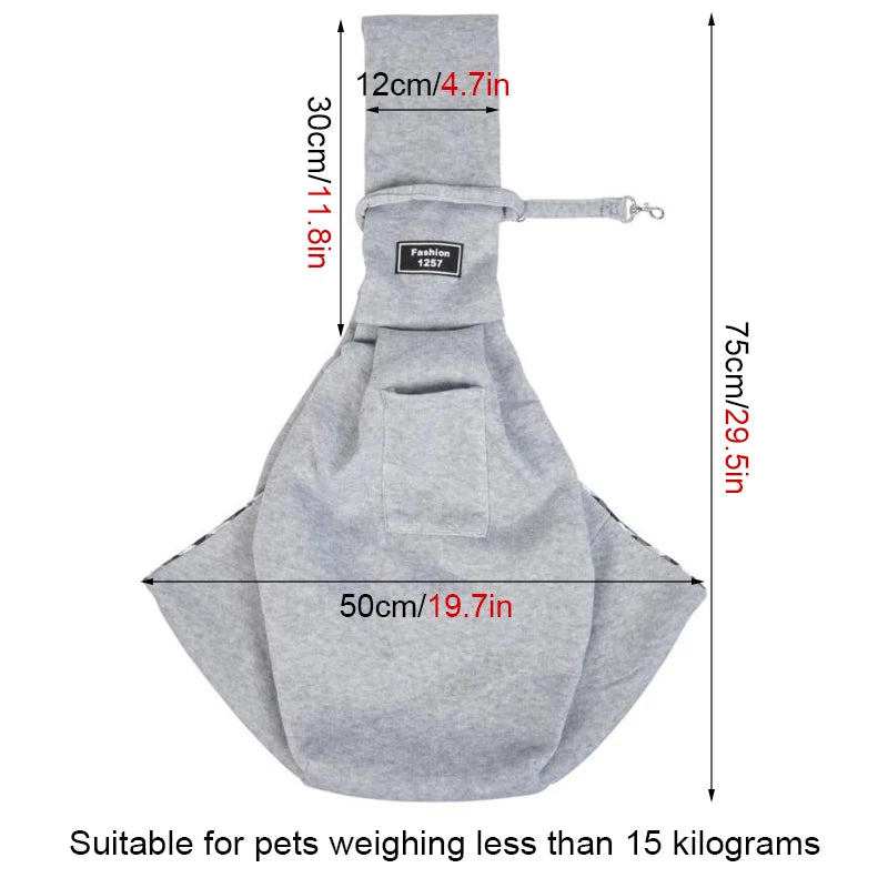 Outdoor Pet Carrier Shoulder Bag for Dogs and Puppies – Travel Sling - My Pet Serenity