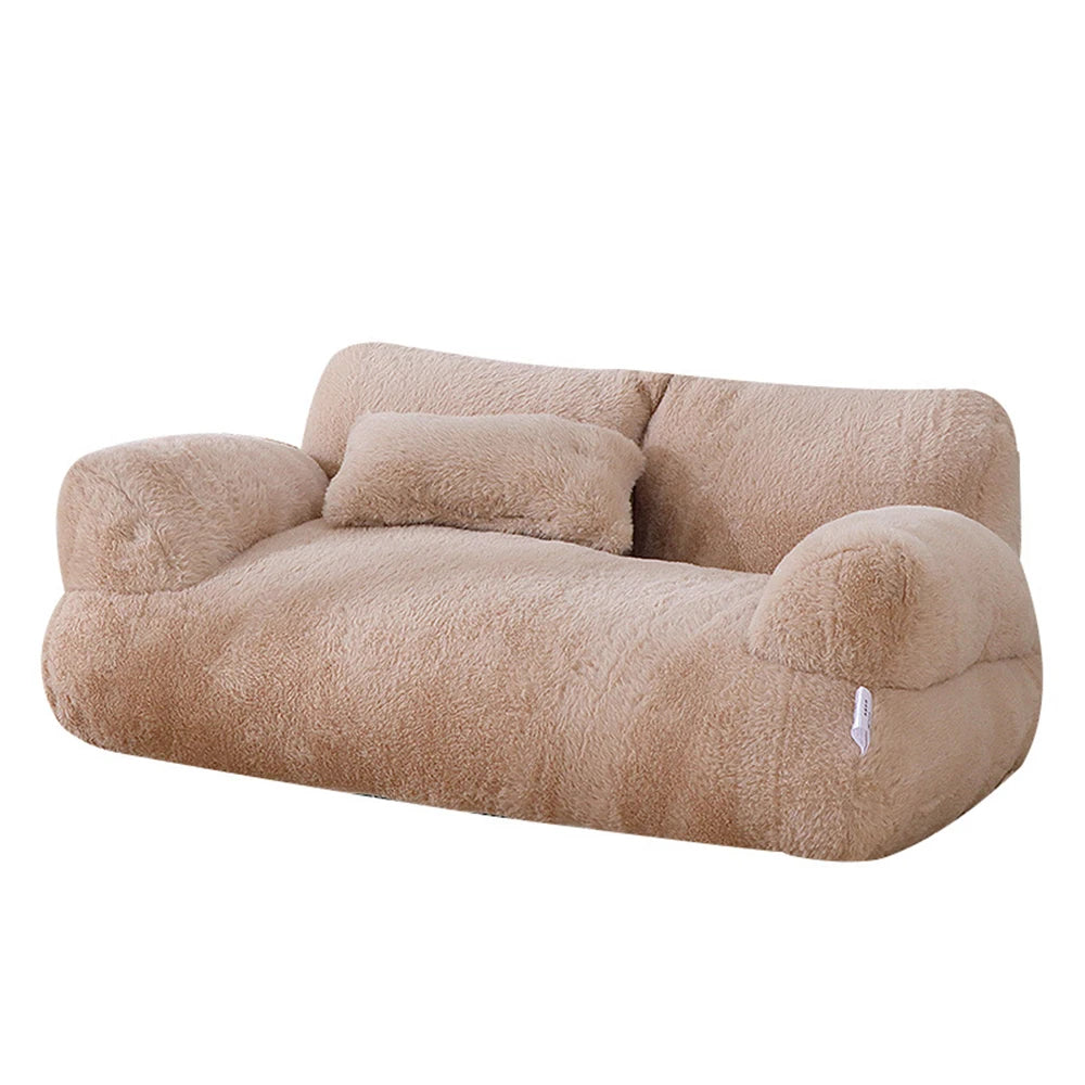 Detachable Washable Pet Sofa for Cats and Dogs - All-Season Soft Couch - My Pet Serenity