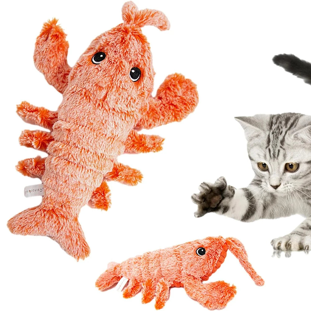 Dog Interactive Plush Toy Floppy Lobster Squeak for Small-Large Dogs - My Pet Serenity