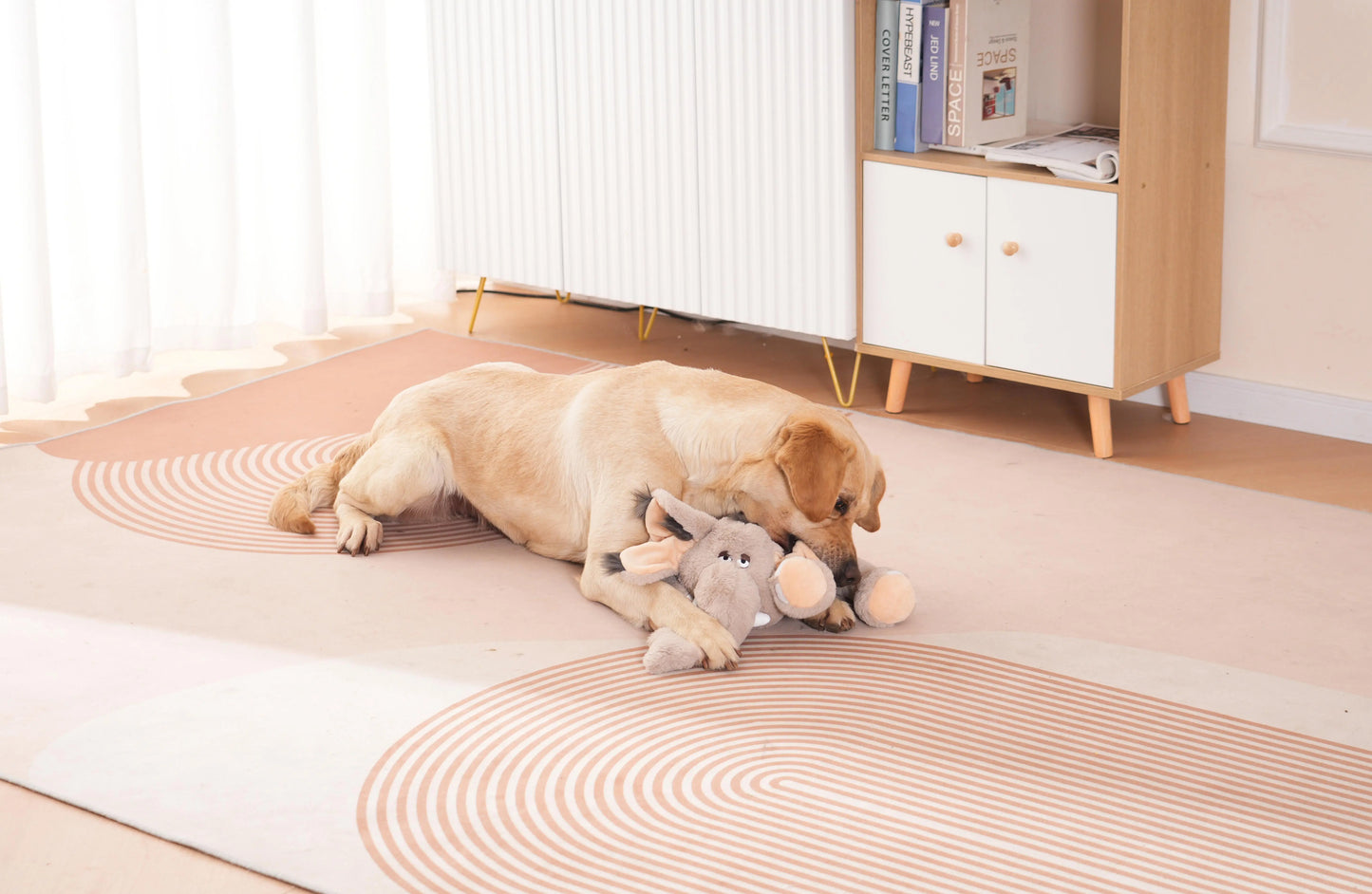 Mammoth Puppy Heartbeat Stuffed Toy for Anxiety Relief - My Pet Serenity