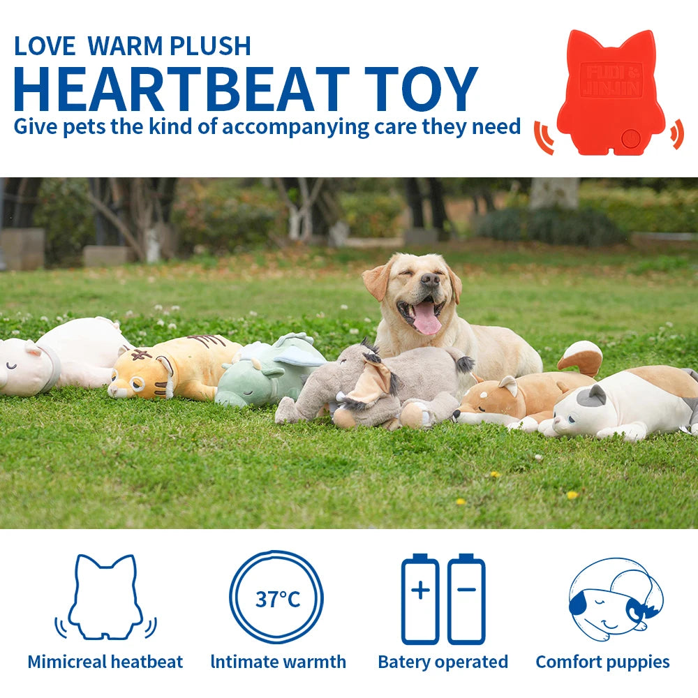 Dog and Cat Heartbeat Toy for Comfort and Behavioral Training - My Pet Serenity