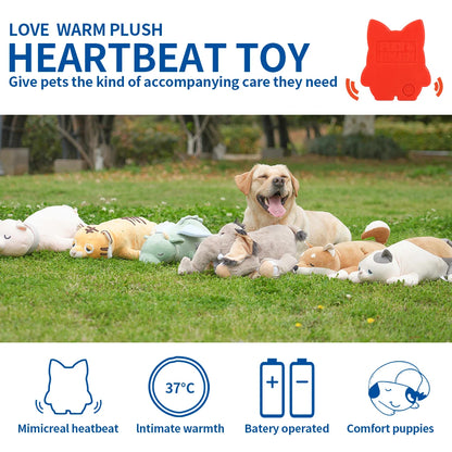 Dog and Cat Heartbeat Toy for Comfort and Behavioral Training - My Pet Serenity