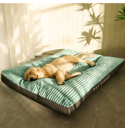 Corduroy Dog Bed - Winter Warm Sleeping Mat for Small to Large Dogs - My Pet Serenity