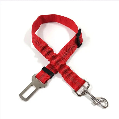 Reflective Dog Car Seat Belt - Adjustable Durable Nylon with Bungee - My Pet Serenity