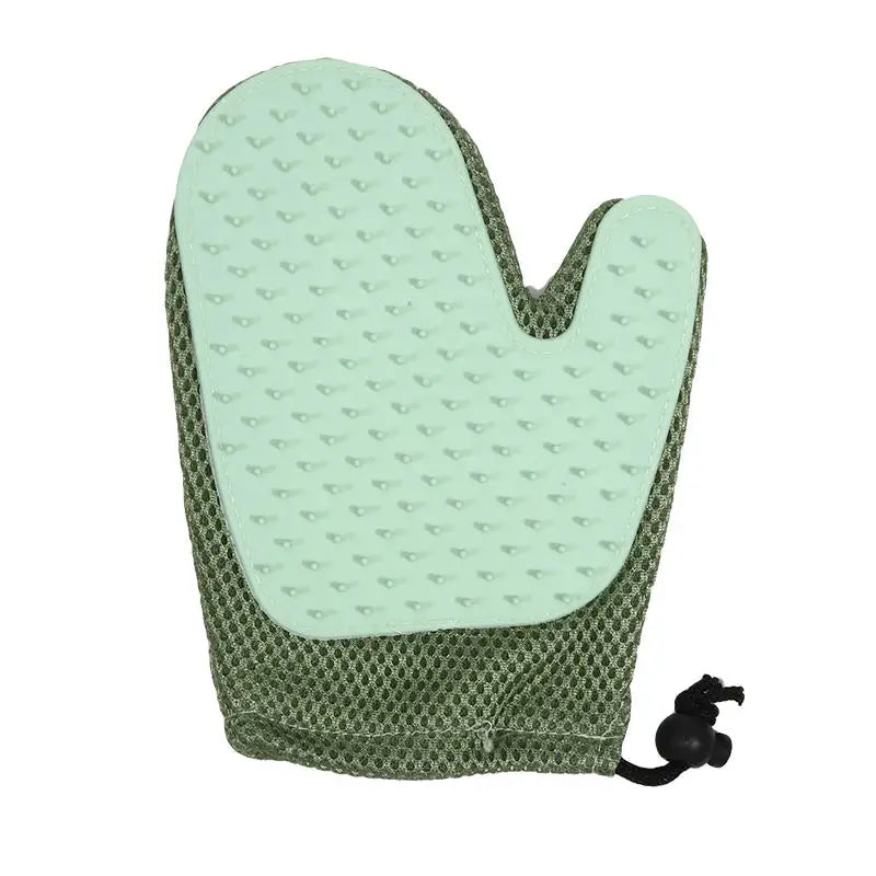 Pet grooming glove for cats and dogs hair remover, double-sided - My Pet Serenity