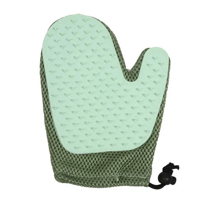 Pet grooming glove for cats and dogs hair remover, double-sided - My Pet Serenity