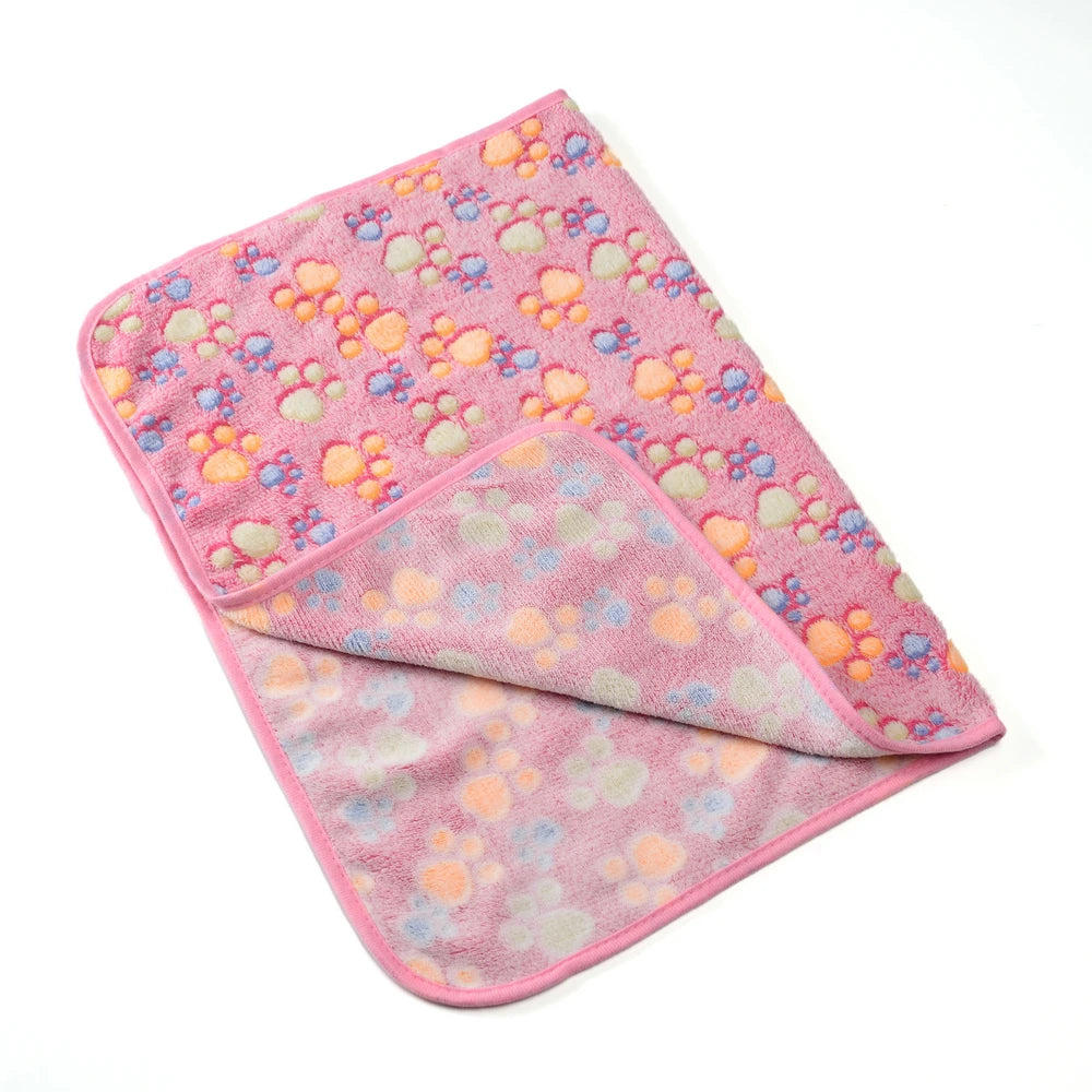 Warm Cat Blanket Fleece Bed Mat for Cats and Small Dogs - My Pet Serenity