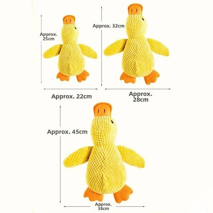 Dog Plush Duck Toy with Squeaker - Soft, Bite-Resistant - My Pet Serenity
