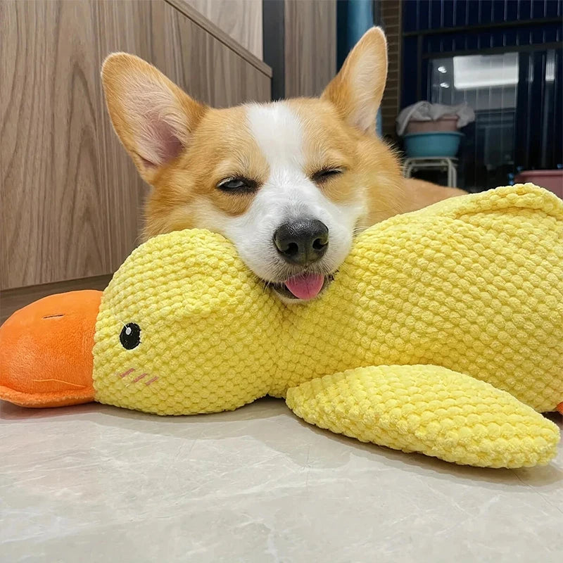 Dog Plush Duck Toy with Squeaker - Soft, Bite-Resistant - My Pet Serenity