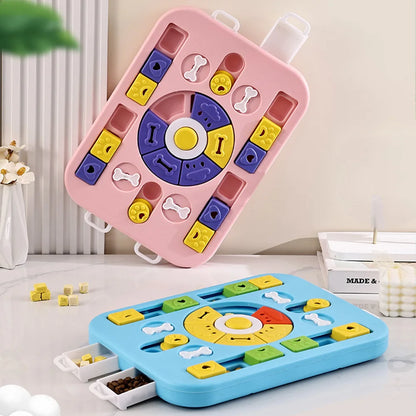 Puppy Slow Feeder Puzzle Bowl Non-Slip Food Dispenser for Dogs and Cats - My Pet Serenity
