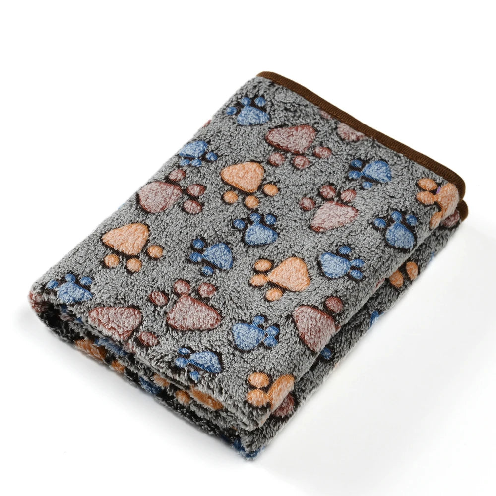 Warm Cat Blanket Fleece Bed Mat for Cats and Small Dogs - My Pet Serenity