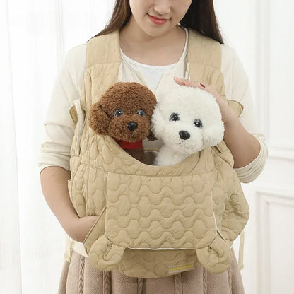 Winter Chest Pet Bag XL Waterproof, Windproof, Portable for Dog and Cat - My Pet Serenity