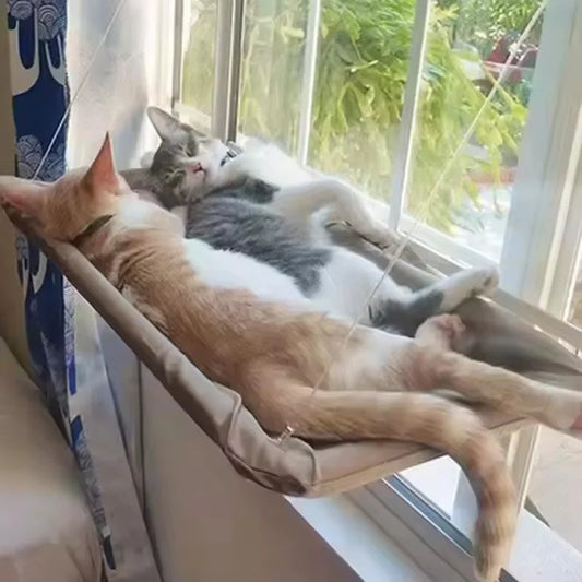 Ultra-Soft Cat Window Hammock Bed Mounted Space-Saving Perch - My Pet Serenity