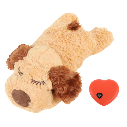 Heartbeat Puppy Toy: Interactive Plush Heartbeat Calming Aid for Pets - My Pet Serenity