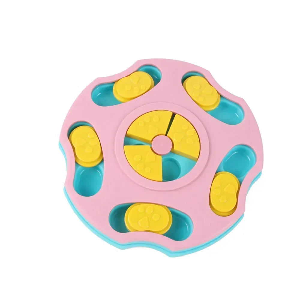 Puppy Slow Feeder Puzzle Bowl Non-Slip Food Dispenser for Dogs and Cats - My Pet Serenity