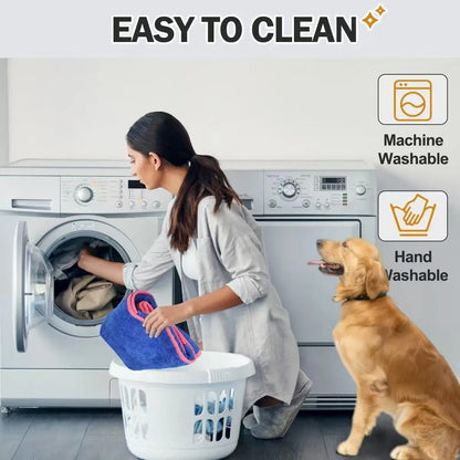 Dog Bathrobe Set Quick-Dry Pet Towel for Cold Weather Beach Use - My Pet Serenity